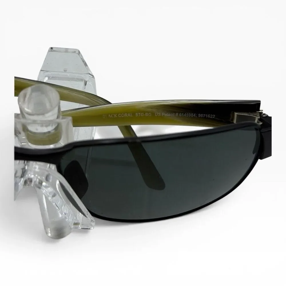 Maui Jim Sunglasses, Black Coral MJ-249-2M, 65-16-115 Matte Black, Metal, Italy